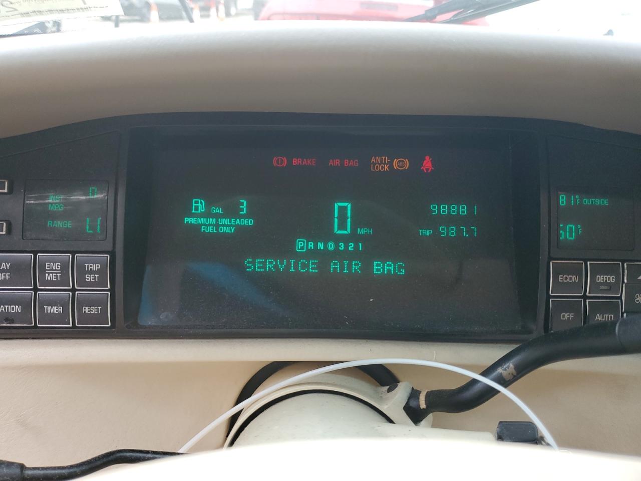 1g6kd52b8su208201 1G6KD52B8SU208201 1995 Cadillac Deville