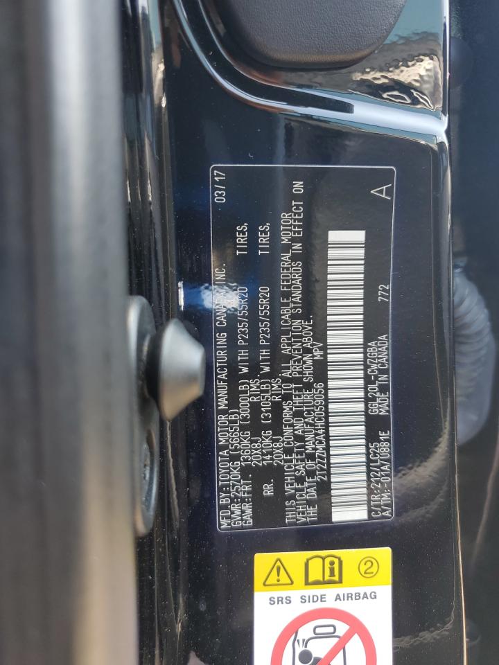 2017 Lexus Rx 350 Base VIN: 2T2ZZMCA4HC059056 Lot: 63565385