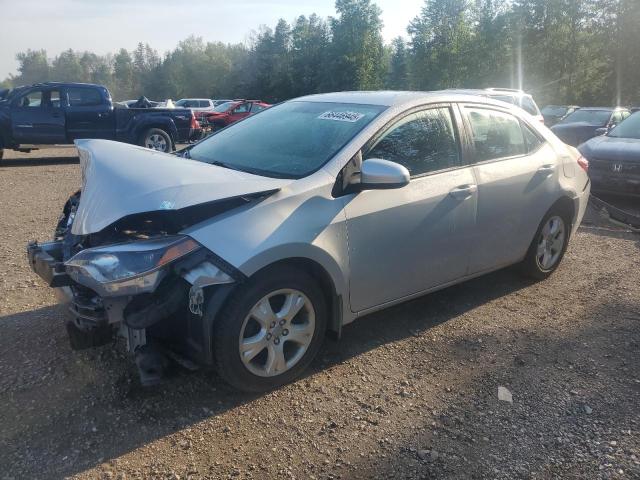 2016 TOYOTA COROLLA L   for sale at Copart ON - COOKSTOWN