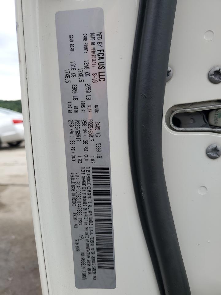 2018 Dodge Journey Se VIN: 3C4PDCAB5JT447383 Lot: 63934395