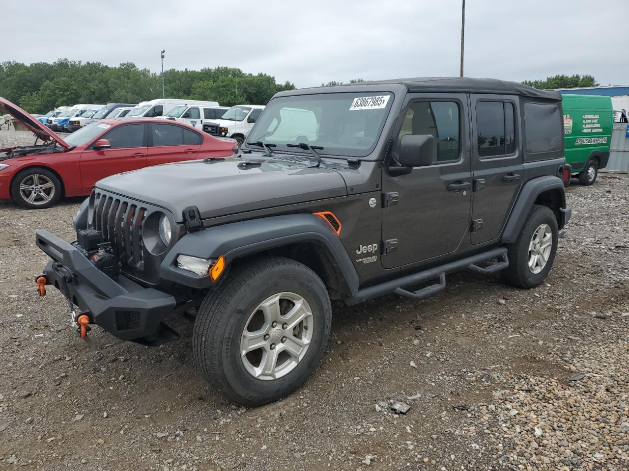 2019 Jeep Wrangler Unlimited Sport VIN: 1C4HJXDG8KW613841 Lot: 63867985