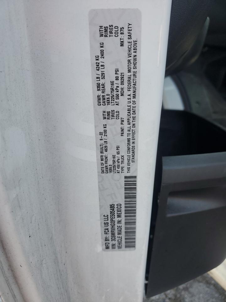 3C6MRVHG0PE505485 2023 Ram Promaster 3500 3500 High