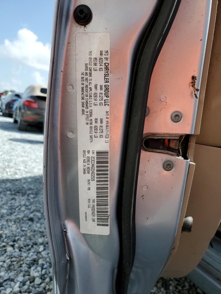 2013 Chrysler 300 VIN: 2C3CCAAG2DH632526 Lot: 66005355