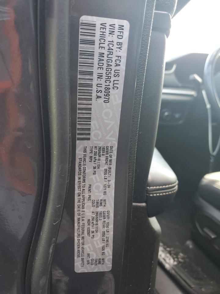 2024 Jeep Grand Cherokee Laredo VIN: 1C4RJGAG5RC180970 Lot: 64748785