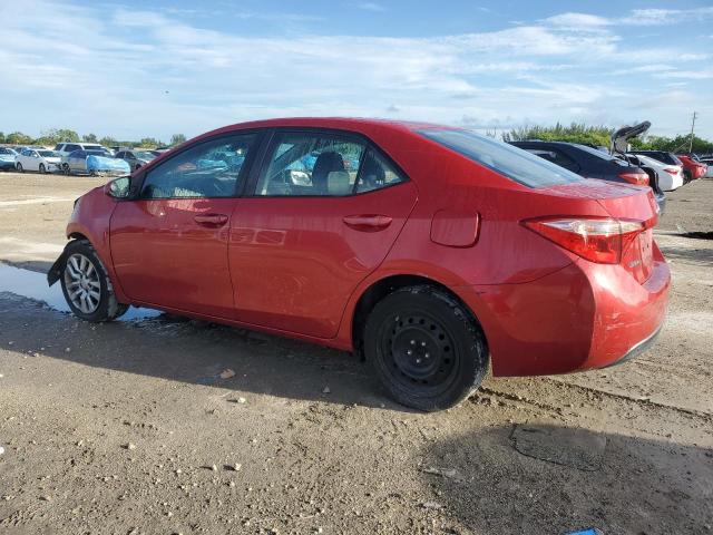  TOYOTA COROLLA 2019 Czerwony