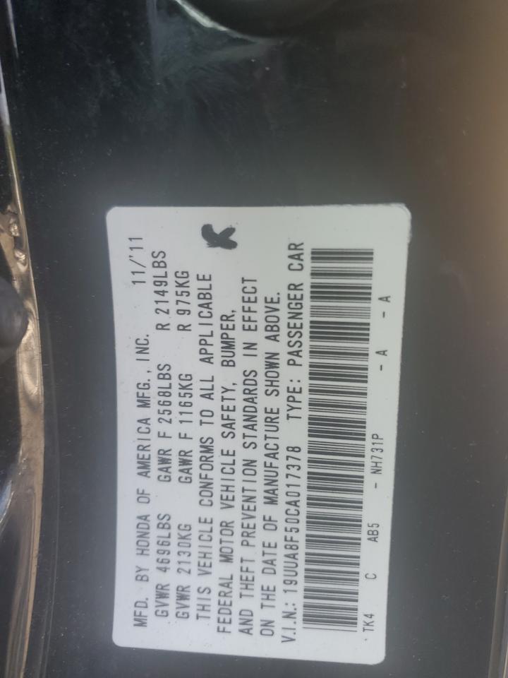 19uua8f50ca017378 19UUA8F50CA017378 2012 Acura Tl