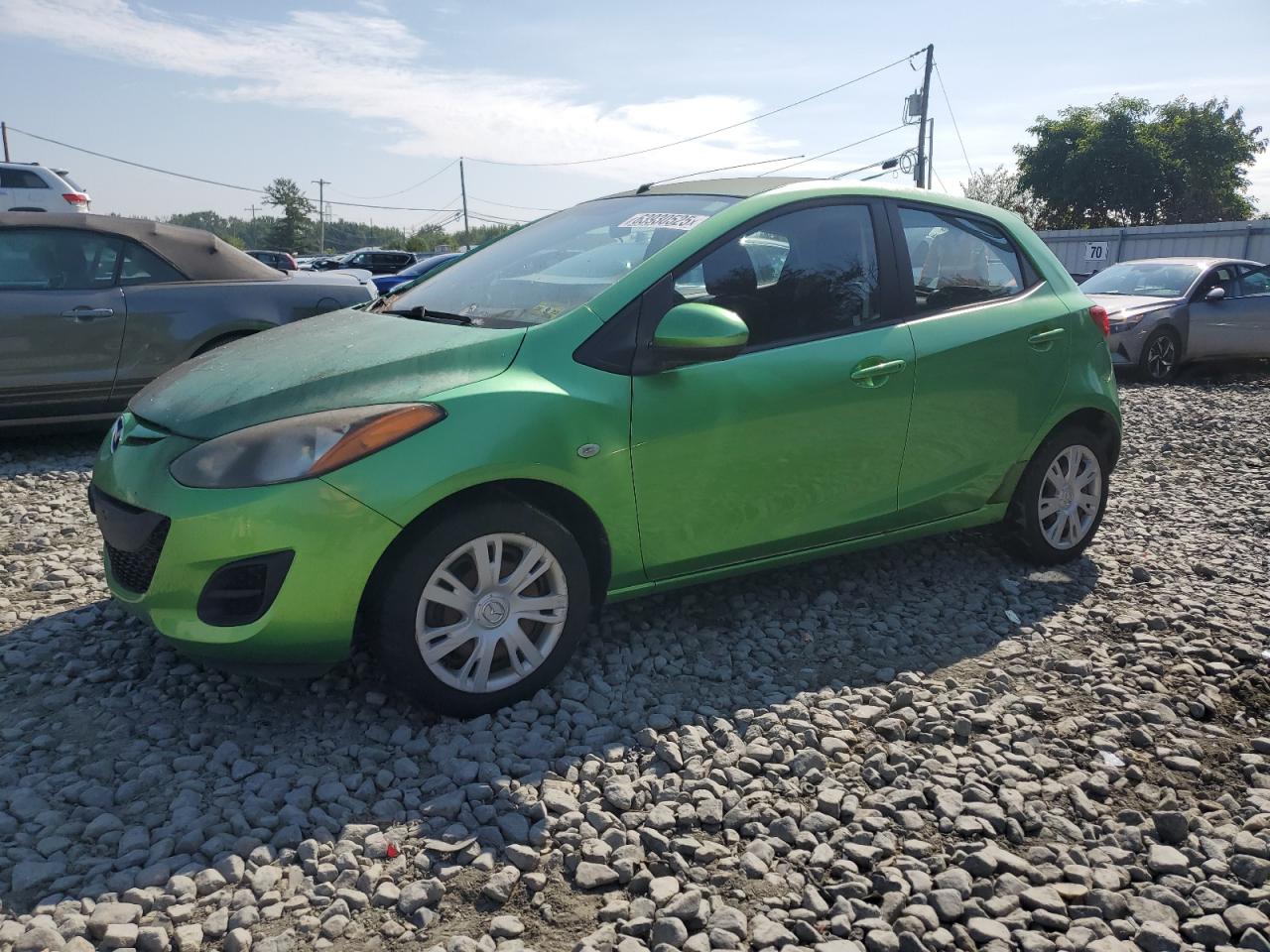 2011 Mazda Mazda2 VIN: JM1DE1HZ3B0104478 Lot: 63930525