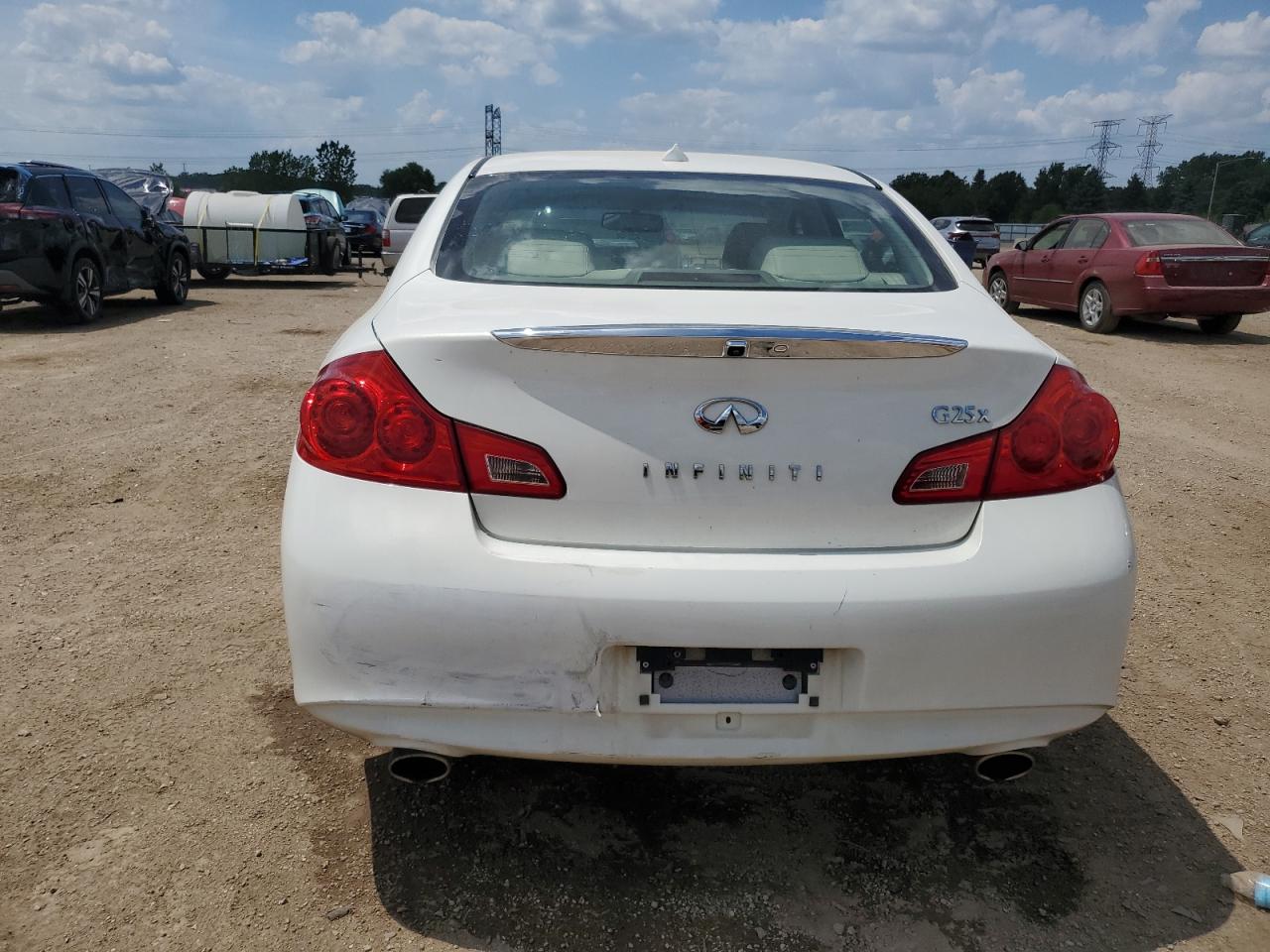 2011 Infiniti G25 VIN: JN1DV6AR1BM450144 Lot: 63282535