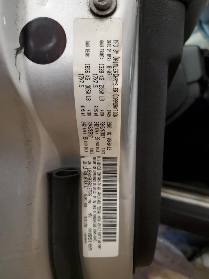 2008 Jeep Commander Sport VIN: 1J8HG48K88C127576 Lot: 63995225