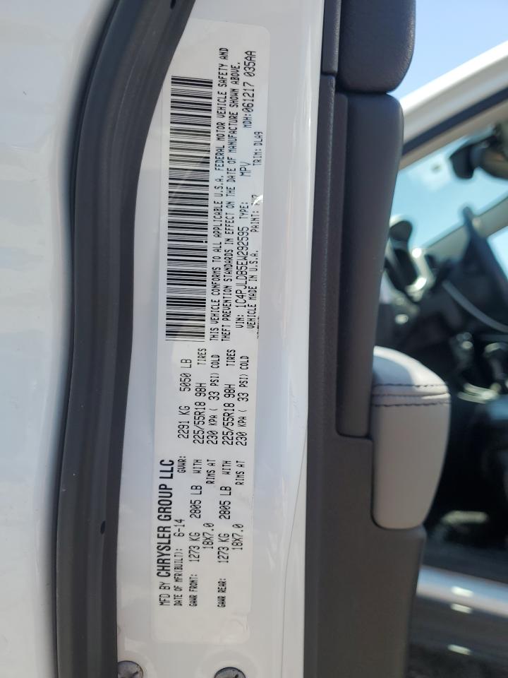 2014 Jeep Cherokee Limited VIN: 1C4PJLDB5EW292595 Lot: 66724105