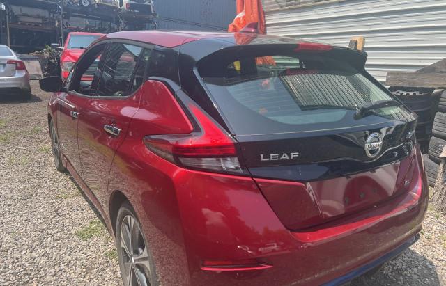  NISSAN LEAF 2018 Red