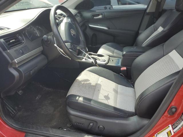  TOYOTA CAMRY 2012 Red