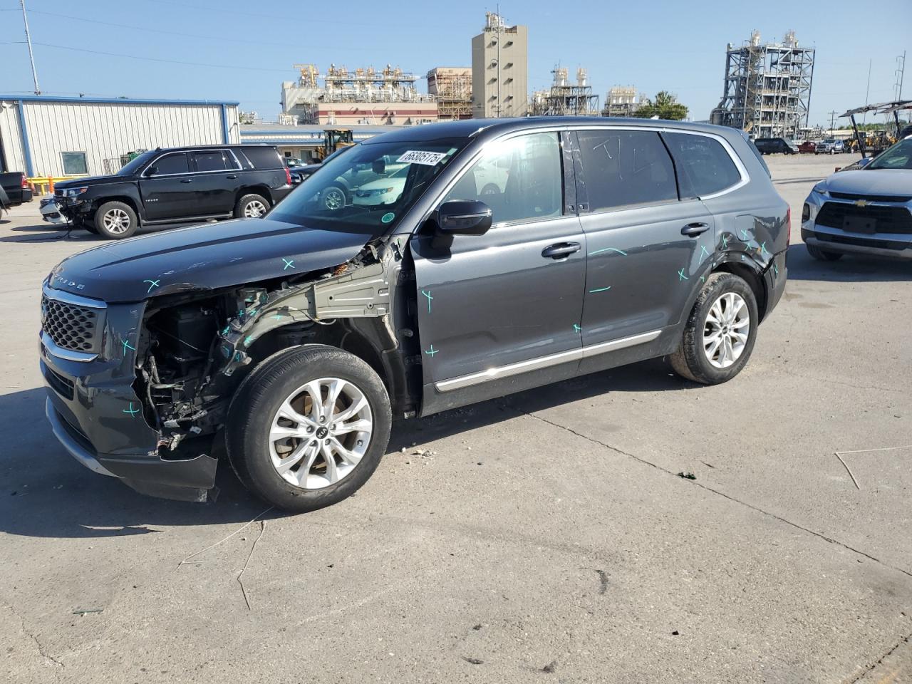 2020 Kia Telluride Lx VIN: 5XYP24HC1LG089414 Lot: 66305175