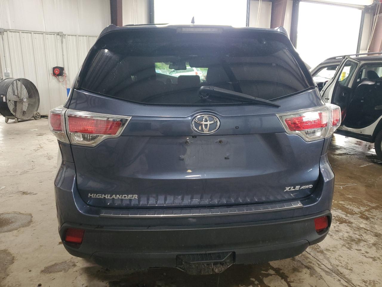 2016 Toyota Highlander Xle VIN: 5TDJKRFH8GS320657 Lot: 64727765