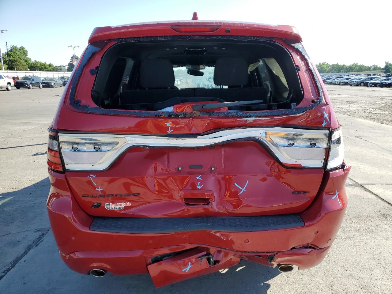 2019 Dodge Durango Gt VIN: 1C4RDJDG4KC599186 Lot: 65039865