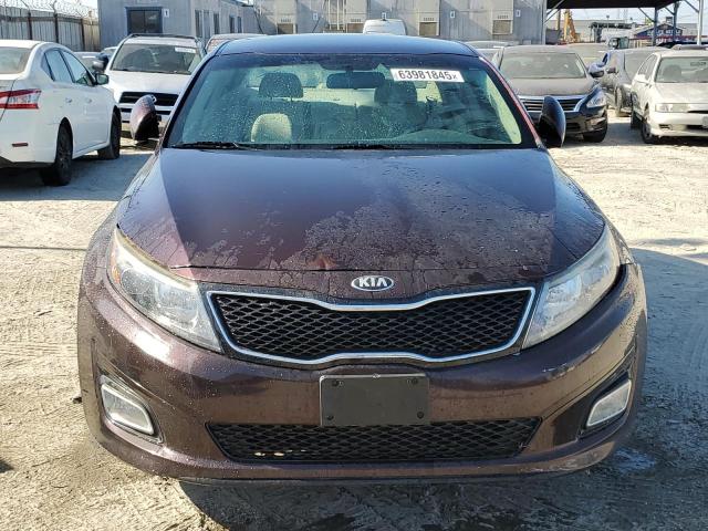 Sedans KIA OPTIMA 2015 Burgundy