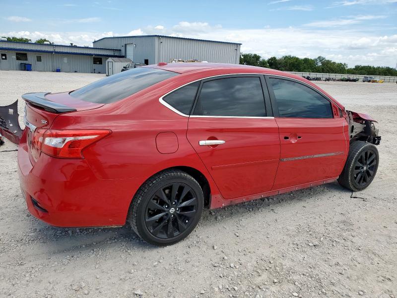  NISSAN SENTRA 2017 Czerwony
