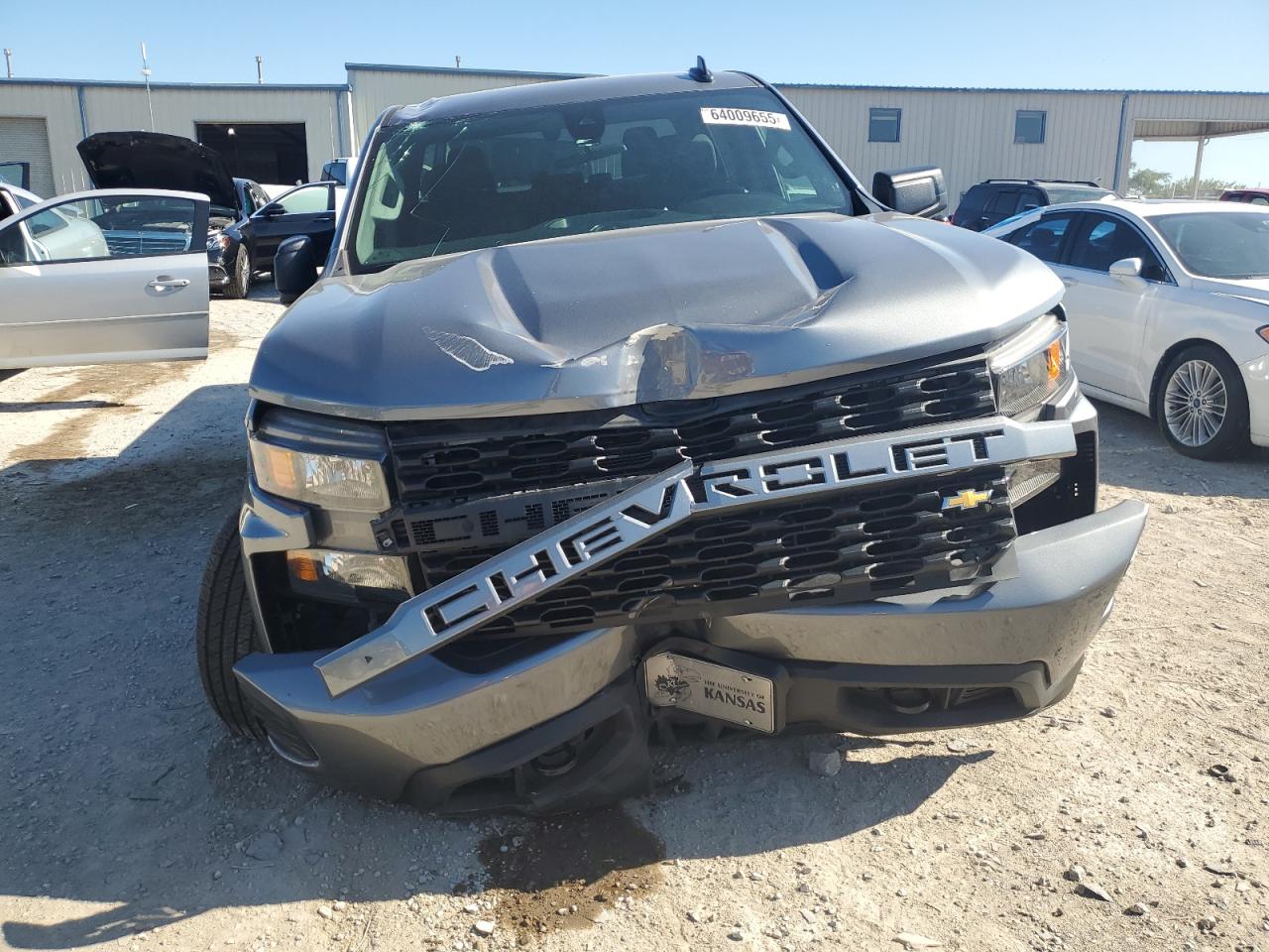 2021 Chevrolet Silverado K1500 Custom VIN: 3GCPYBEK1MG329692 Lot: 64009655