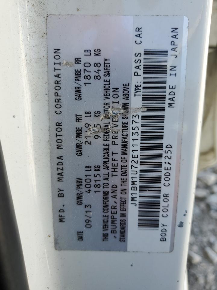 2014 Mazda 3 Sport VIN: JM1BM1U72E1113573 Lot: 65769165