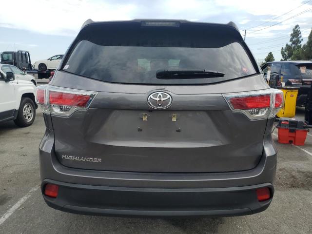  TOYOTA HIGHLANDER 2016 Szary