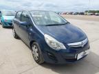 2012 VAUXHALL CORSA EXCL for sale at Copart PETERLEE