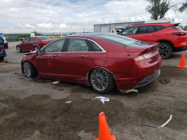  LINCOLN MKZ 2013 Czerwony