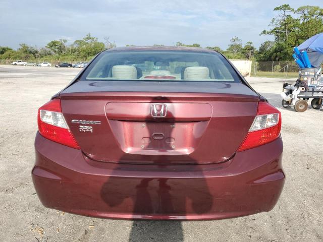  HONDA CIVIC 2012 Burgundy