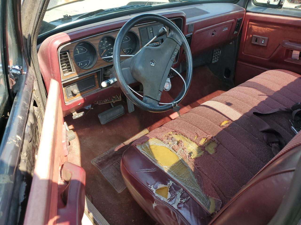 1989 Dodge D-Series D100 VIN: 1B7FE06Y1KS178502 Lot: 85595085