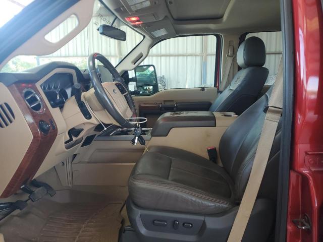  FORD F250 2016 Czerwony