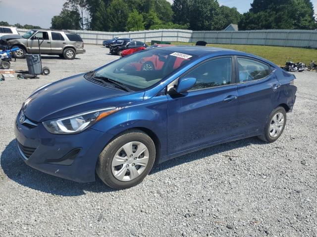  HYUNDAI ELANTRA 2016 Granatowy