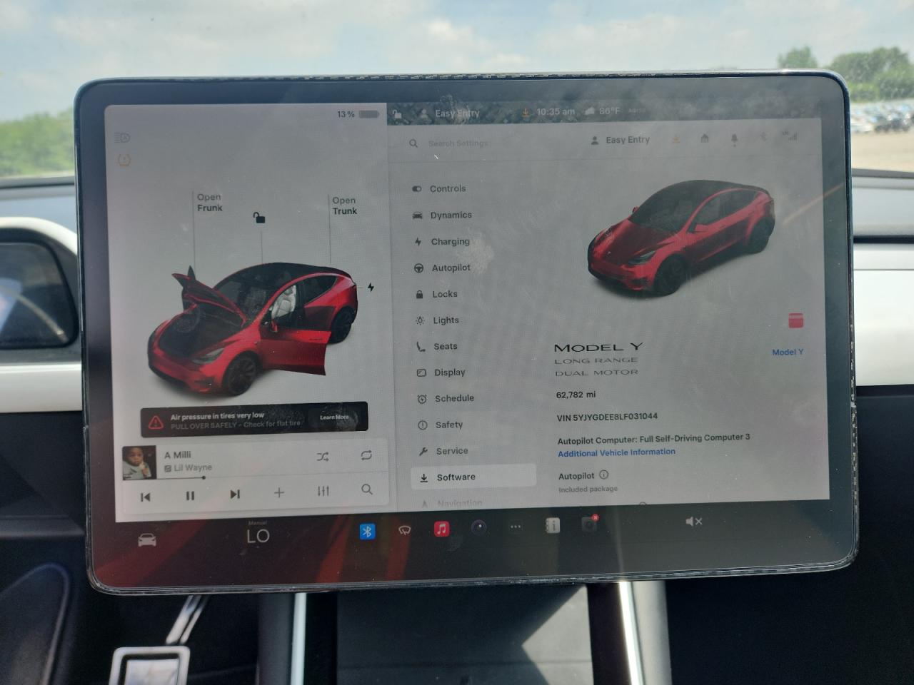 2020 Tesla Model Y VIN: 5YJYGDEE8LF031044 Lot: 64587255