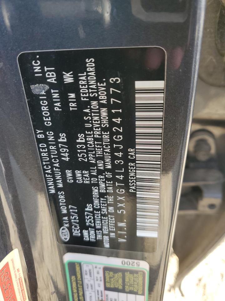 2018 Kia Optima Lx VIN: 5XXGT4L34JG241773 Lot: 64176795