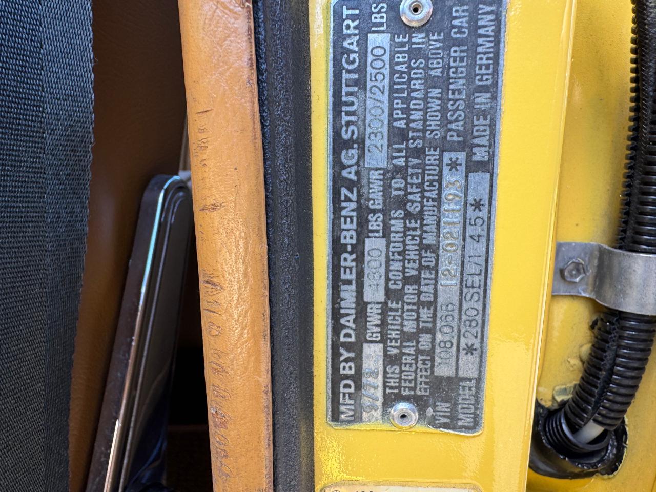 1973 Mercedes-Benz 280sel 4.5 at OR - Portland, Copart lot