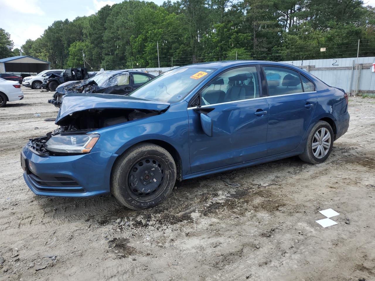2017 Volkswagen Jetta S blue null gas 3VW2B7AJ0HM348194 photo #1
