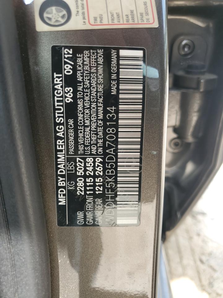 2013 Mercedes-Benz E 350 VIN: WDDHF5KB5DA708134 Lot: 63964545