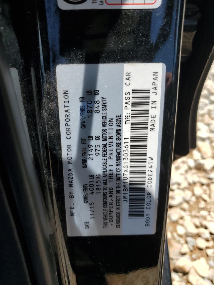 2016 Mazda 3 Sport VIN: JM1BM1U7XG1303611 Lot: 64791645