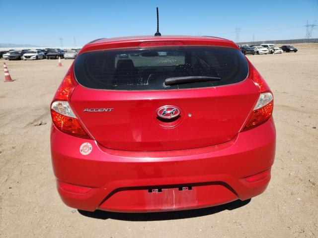 HYUNDAI ACCENT 2013 Красный
