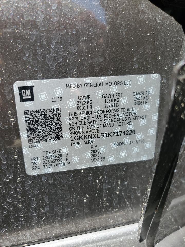 2019 GMC Acadia Denali VIN: 1GKKNXLS1KZ174226 Lot: 62737805