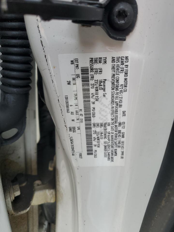 2012 Ford Focus Titanium VIN: 1FAHP3J20CL346980 Lot: 66483705