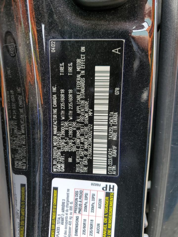 2022 Lexus Nx 350 VIN: 2T2GGCEZ6NC002122 Lot: 65278895