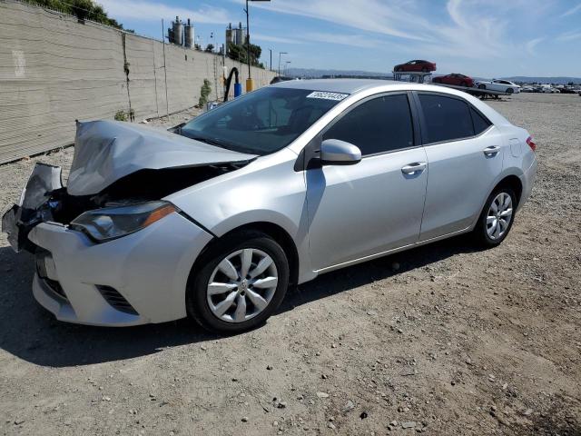  TOYOTA COROLLA 2016 Серебристый