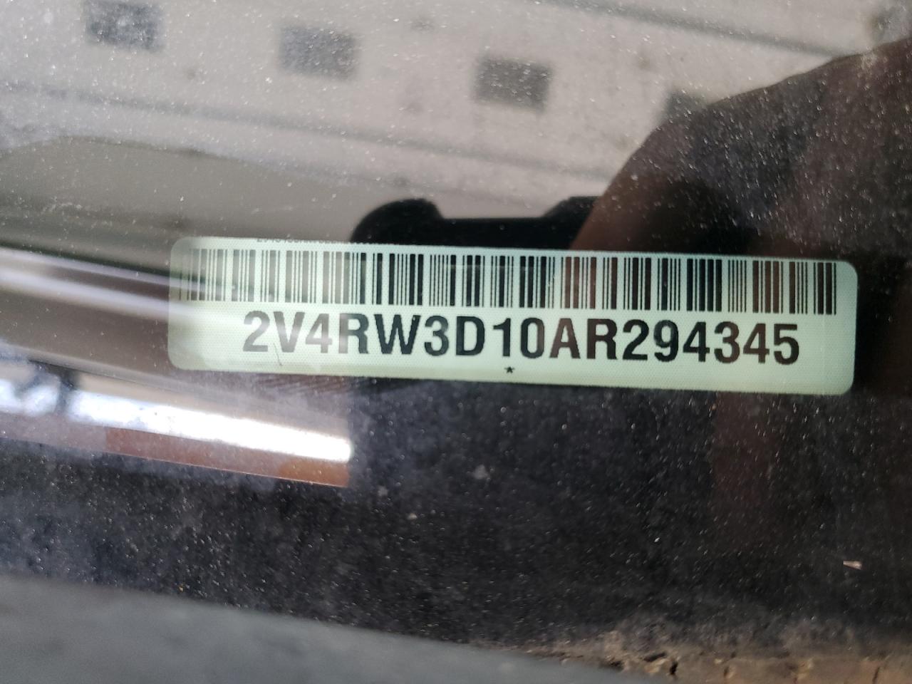 2010 Volkswagen Routan Se VIN: 2V4RW3D10AR294345 Lot: 64961955