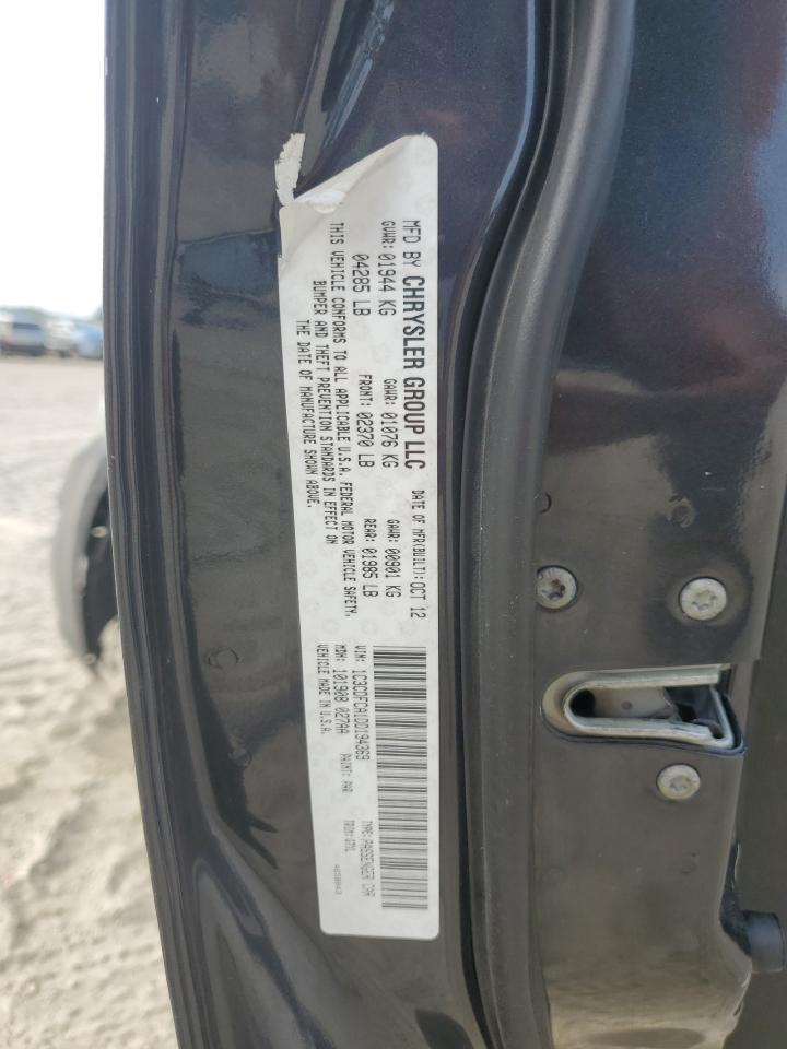 2013 Dodge Dart Limited VIN: 1C3CDFCA1DD194369 Lot: 67036665