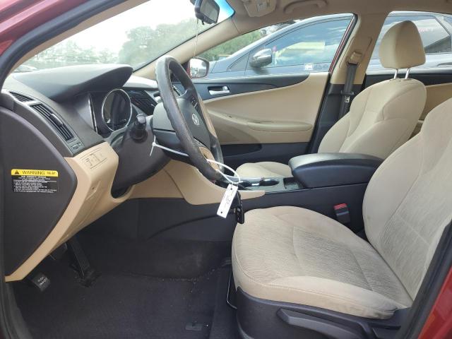  HYUNDAI SONATA 2013 Czerwony