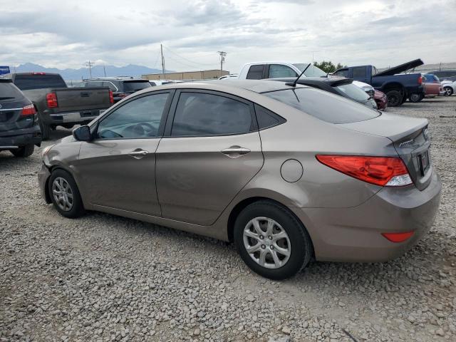 Sedans HYUNDAI ACCENT 2014 Brązowy
