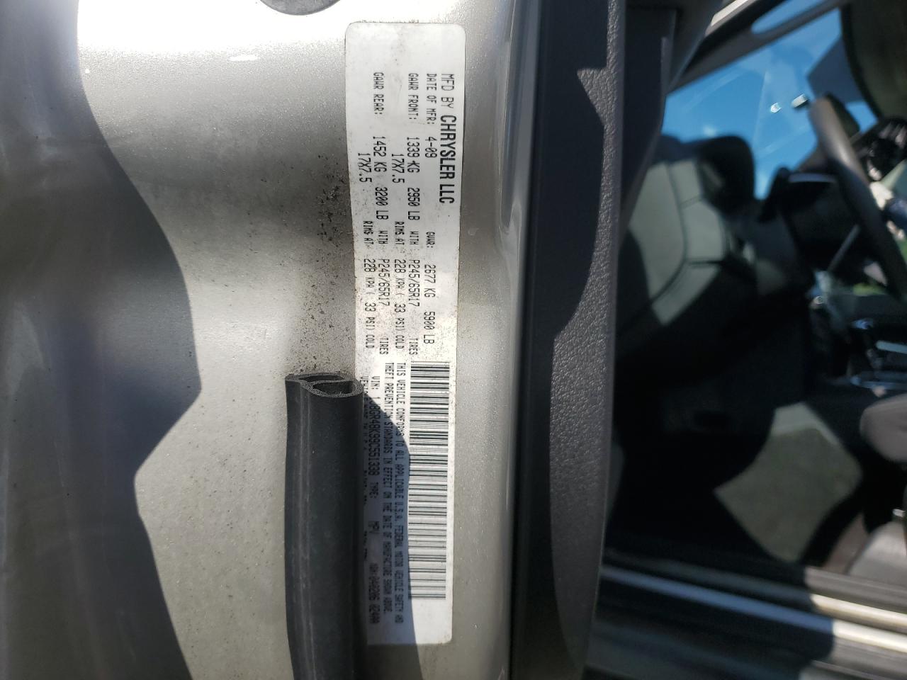 2009 Jeep Grand Cherokee Laredo VIN: 1J8GR48K99C551338 Lot: 65129915