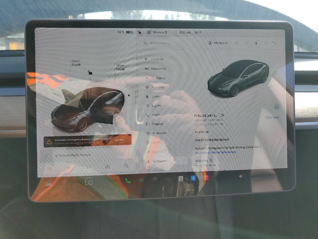 2022 Tesla Model 3 VIN: 5YJ3E1EB2NF205441 Lot: 63665535