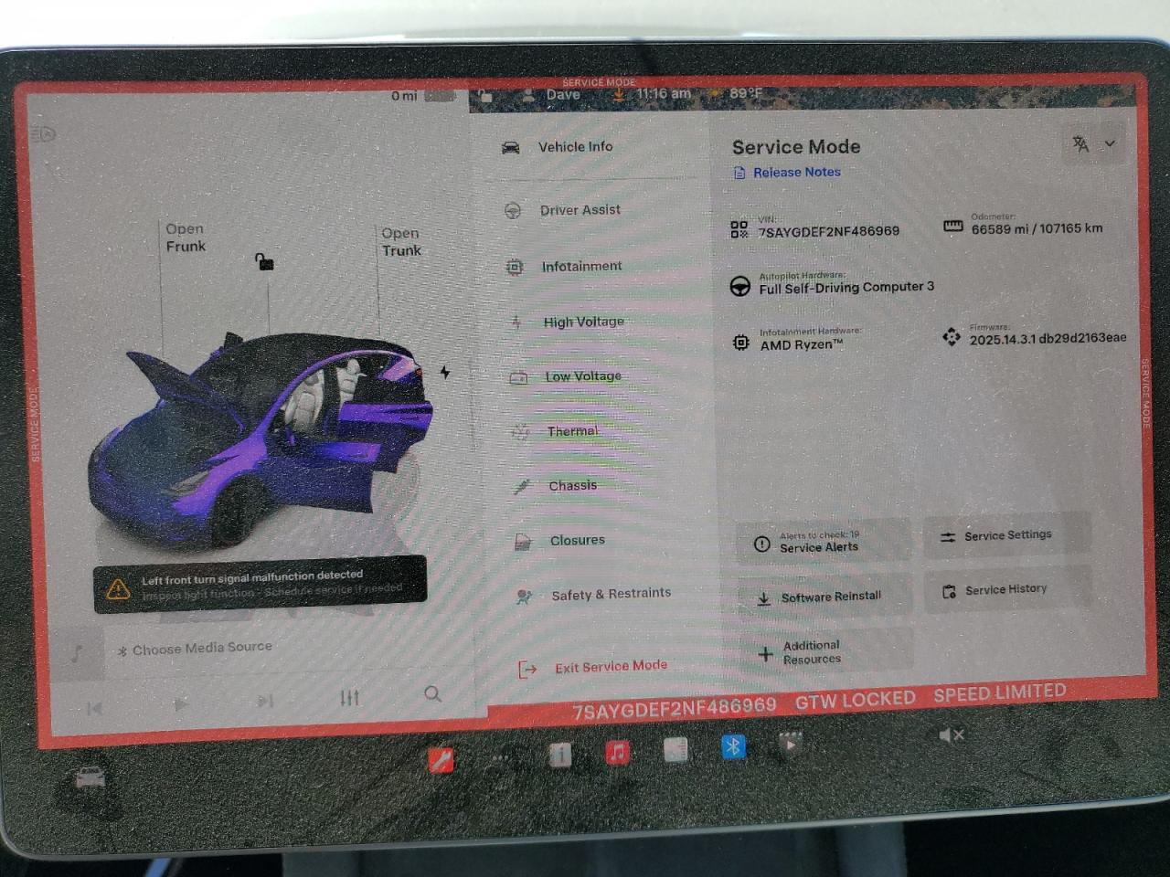 2022 Tesla Model Y VIN: 7SAYGDEF2NF486969 Lot: 63653275
