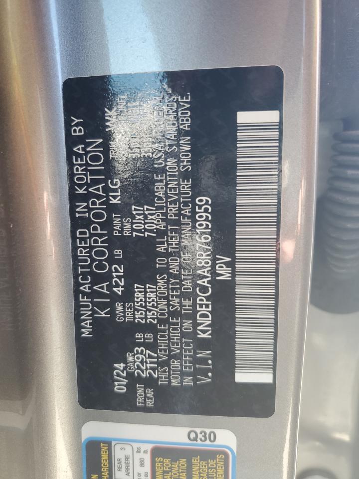 2024 Kia Seltos Lx VIN: 5XYKTCA67EG497196 Lot: 62056315