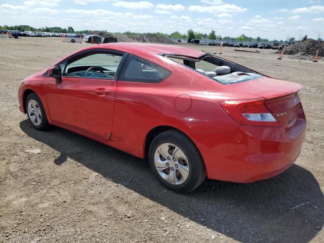  HONDA CIVIC 2013 Czerwony